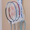3-Slots Badminton Racket Holder Wall Mounted Ball Storage Rack Tennis Racket Hanger  Gym