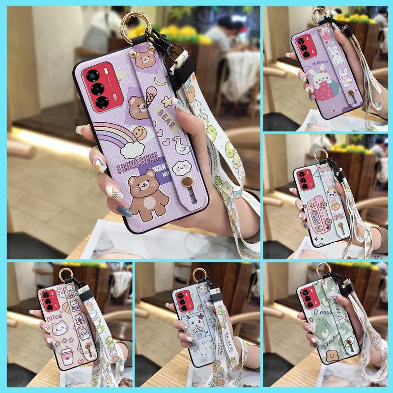 Durable Ring Phone Case For ZTE Blade V40 Vita/A72 Anti-dust Fashion Design Anti-knock Phone Holder Waterproof Wristband