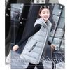 Gilet Imbottito Caldo da Donna Cappotto Senza Maniche di Media Lunghezza Chic Casual da Ufficio Capospalla Invernale