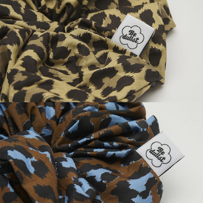 Be Dullst Leopard Big Scrunchie_2color