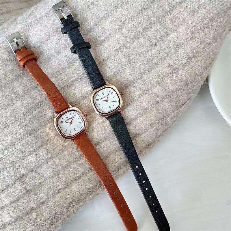 Modern Vintage Women's Waterproof Watch - Elegant Small Dial for Students