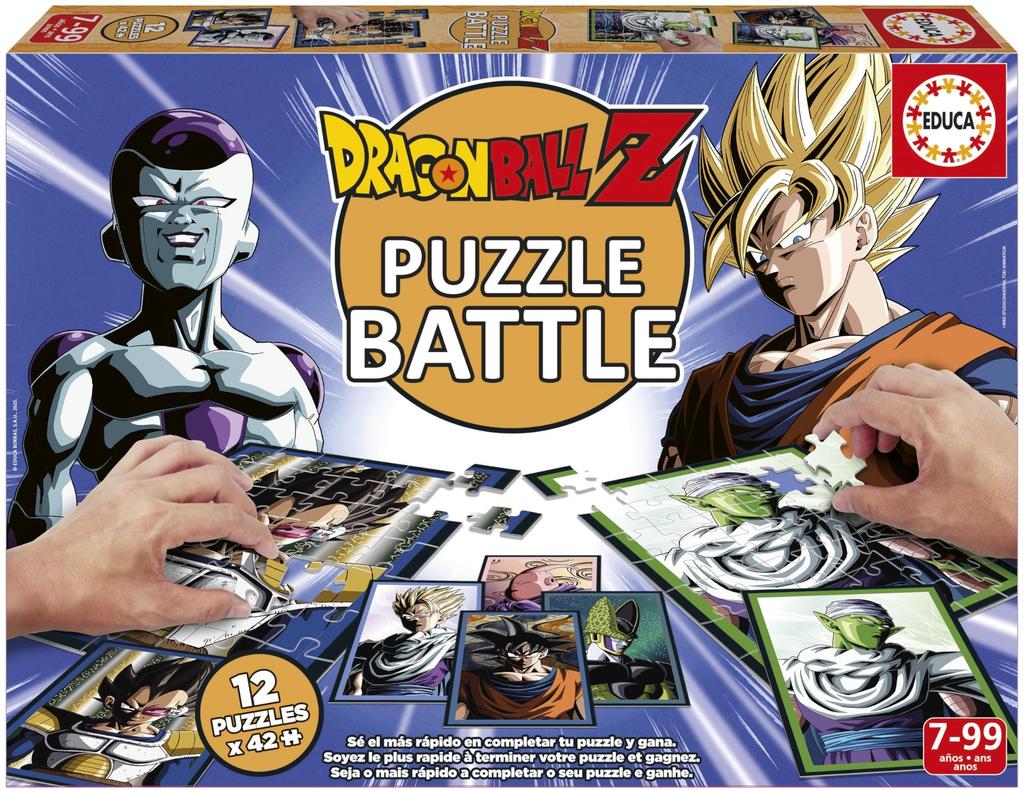 Puzzle - EDUCA - Battle Dragon Ball Z - 12 puzzles
