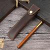 Genuine Leather Handmade Retro Pen Sleeve - Personalized Fountain Pen Case & Creative Gift