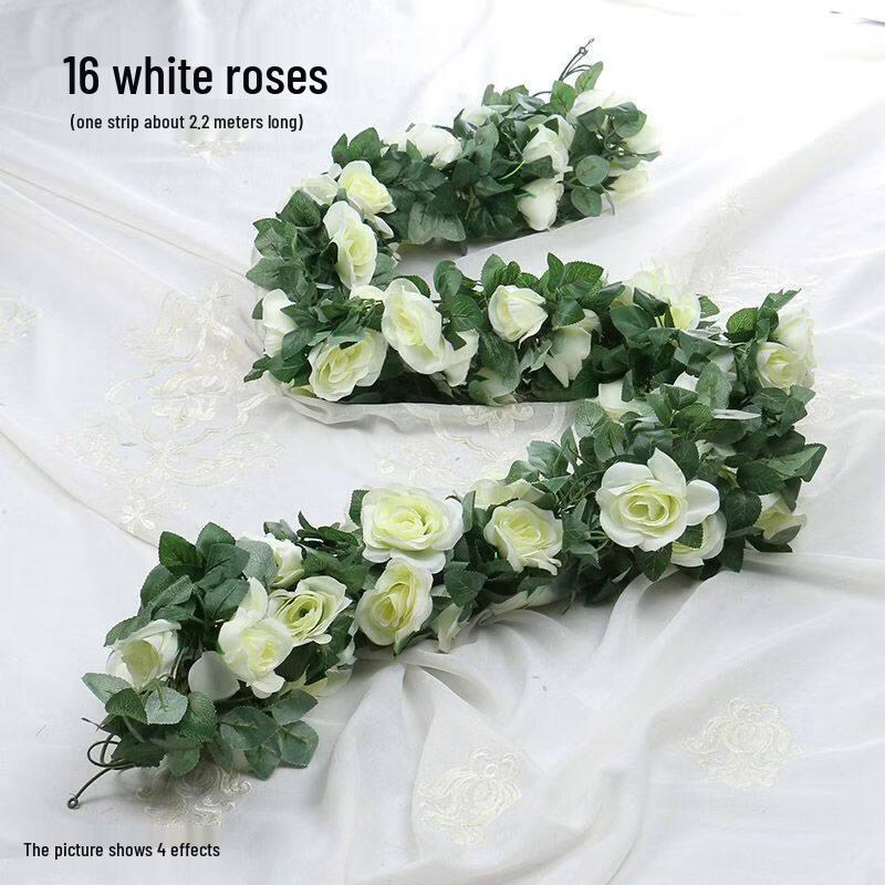 Гирлянда из искусственных роз HUAZHENMIAN