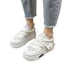 Super Fire European Station Little White Shoes Women's 2025 Autumn Models Summer Mesh Breathable Thick Sole Versatile Height Increase Casual Women's B
