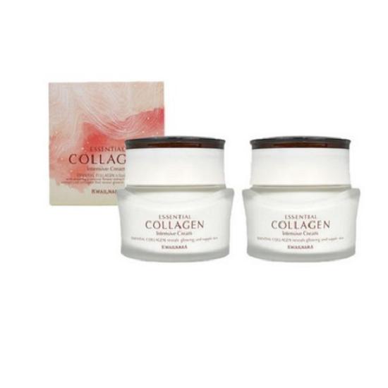 

Интенсивный крем Kwailnara Essential Collagen 60 г x 2 (+ 10 влажных салфеток Skygift)