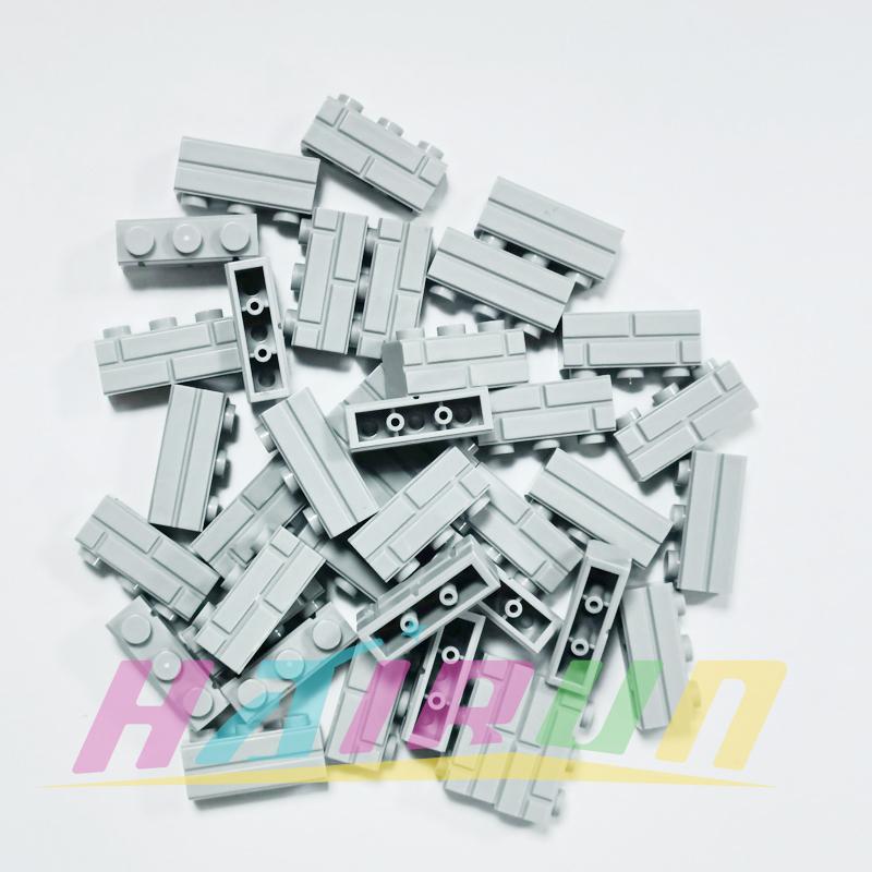 Non-Toxic 100Pcs Building Block Simulation City Moc Wall Brick Building Block Model Building Accessories Castle Construction Kids Toys