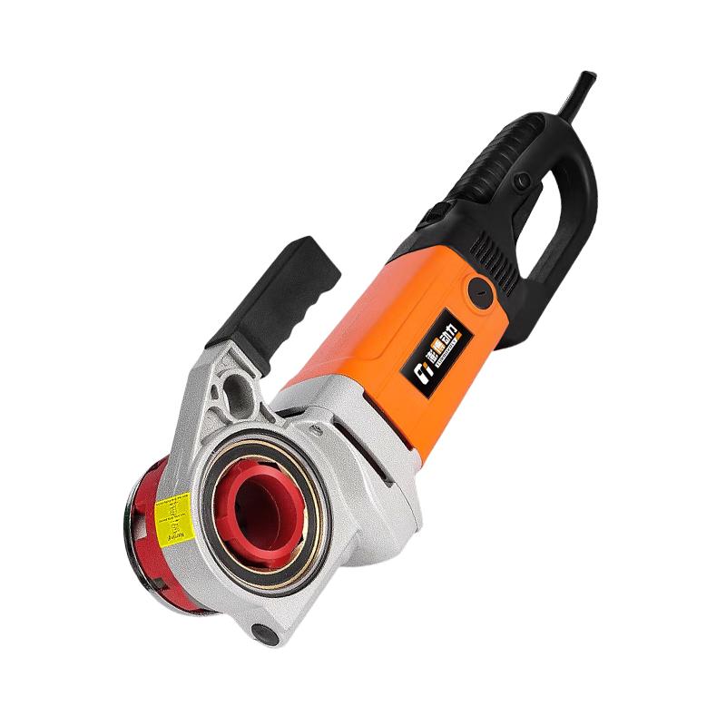 TURBOVOLT Elektrischer Handgewindeschneider für Rohre & Zubehör CN-Stecker (Adapter enthalten)