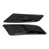 2pcs Car Engine Hood Scoop Cover Black Bonnet Cooling Intake Vent Trim Universal for Automotive Exterior Decor