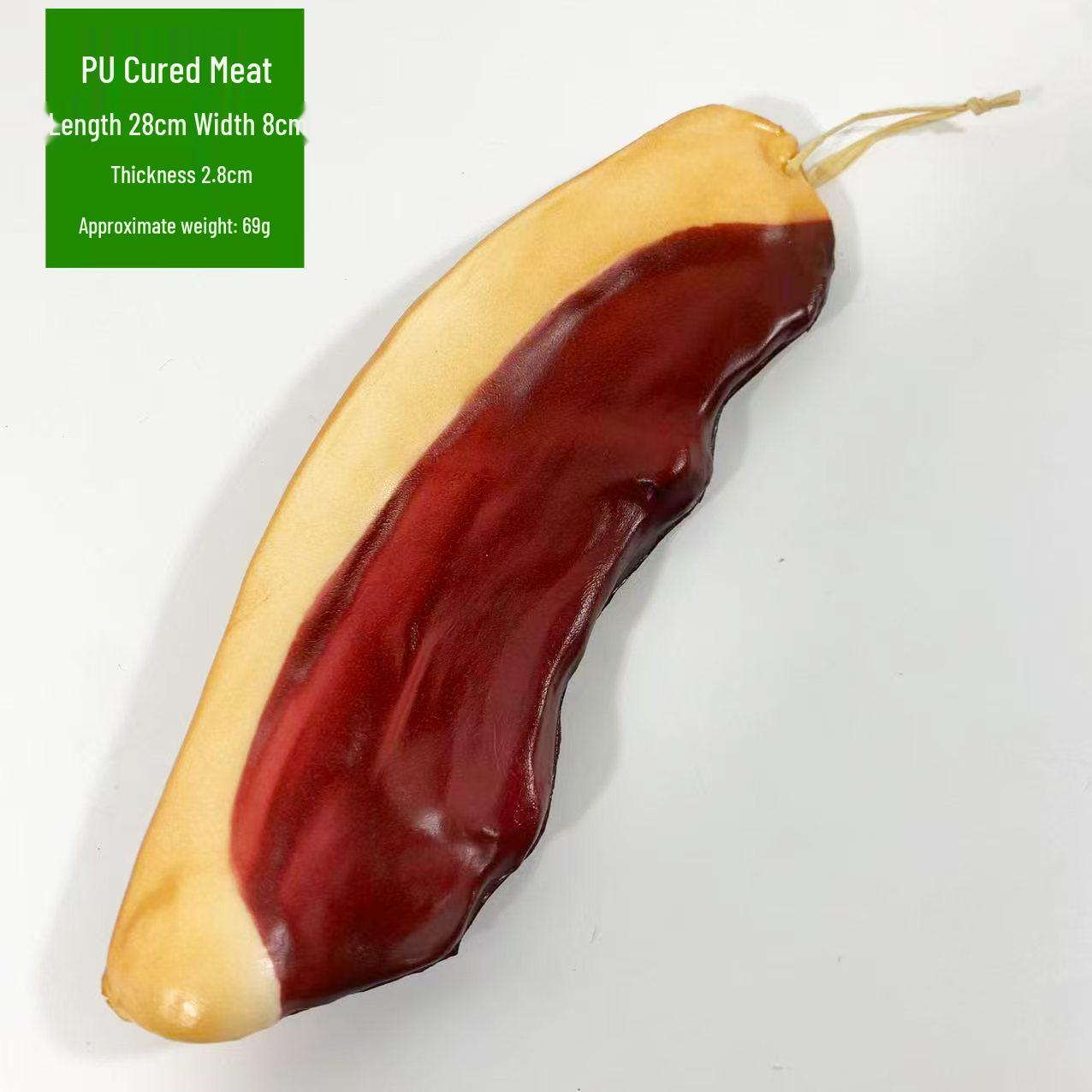PU Cured Meat Simulation: Fake Pork Belly Prop for Decor