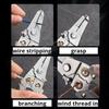 Multi-functionals Special Wire Stripper Wire Pliers for Electrician Decrustation