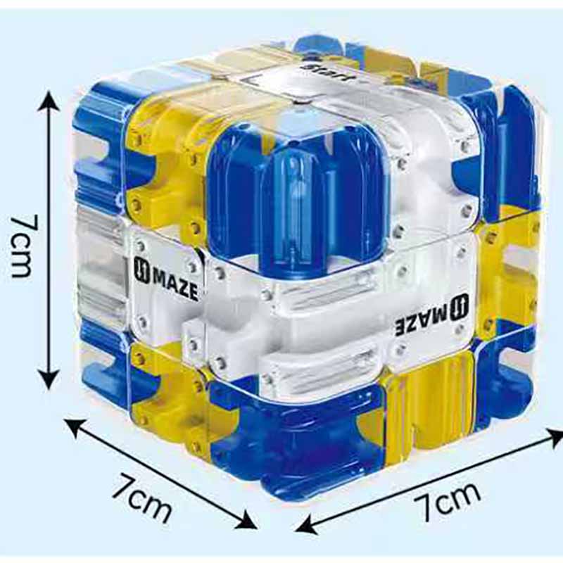 

Small 3D Maze Magic Cube Fidget Toys Kid Labyrinth Rolling Ball Puzzle Magic Cube Logical Thinking Antistress Intelligence Toys