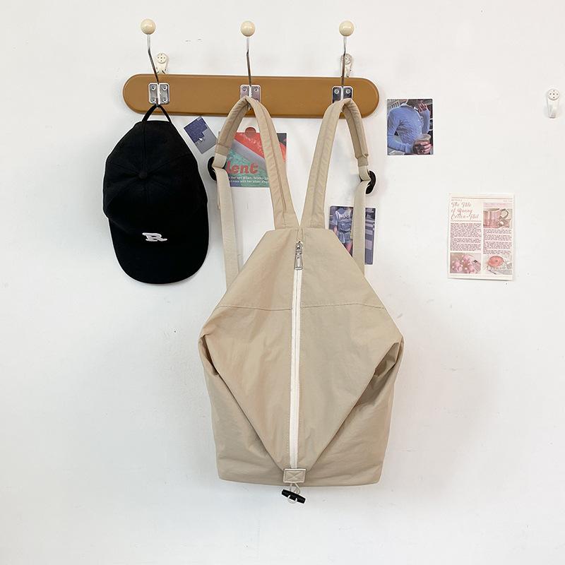 Корейская версия нишевого спортивного стиля, дорожный, прочный, однотонный, иностранный стиль, нейлоновый, персонализированный рюкзак, повседневный модный рюкзак