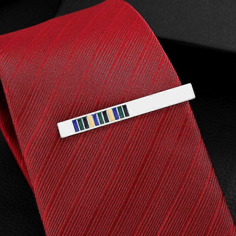 Fashionable and trendy men's diamond-encrusted alloy metal tie clip, business tie clip, accessory source T1067