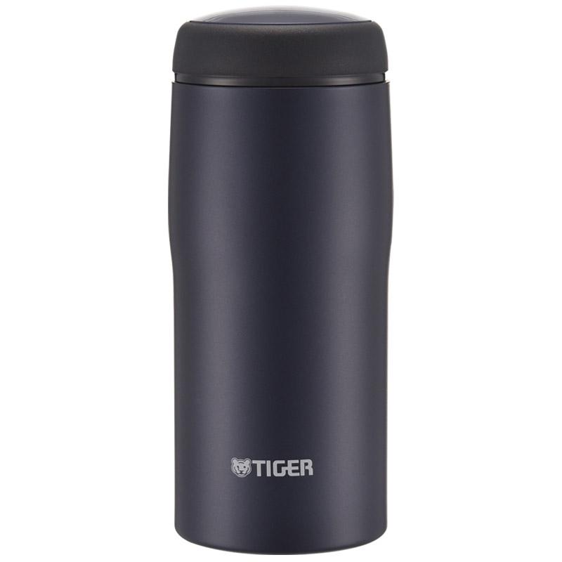 Tiger Stainless Steel Insulated Tumbler, Original Import, Unisex Water Bottle MJA-B036 Dark Black, 360ML
