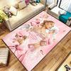 Floral Dreams Custom Name Carpet Rug For Living Room Bedroom Home Sofa Decoration Kids Play Nonslip Floor Mat