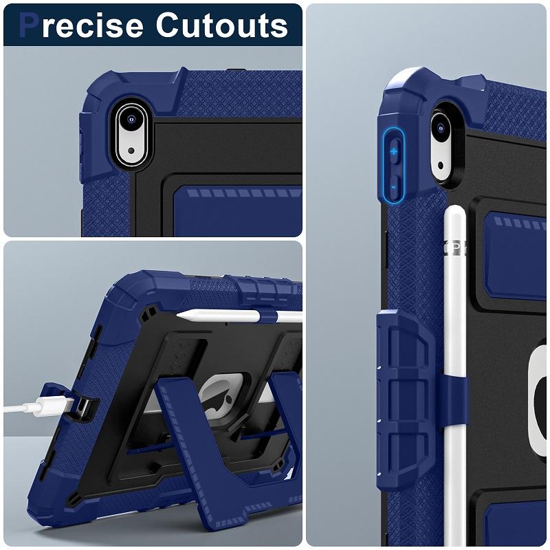 Funda for IPad 7th 8th 9th Generation 10.2 Case IPad 11th Gen 11 10th 10.9 Shockproof Safe PC Silicon Hybrid Stand Tablet Cover