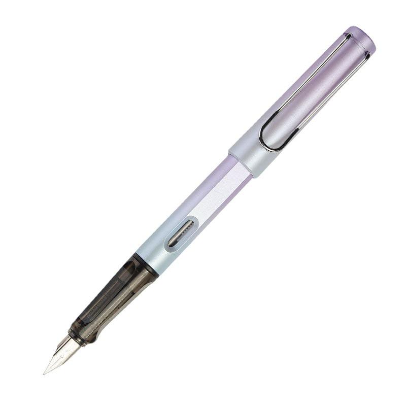 Blue Erasable Fountain Pen for Students with Refillable Heat-Erase Ink and Eraser, Ideal for Writing Practice