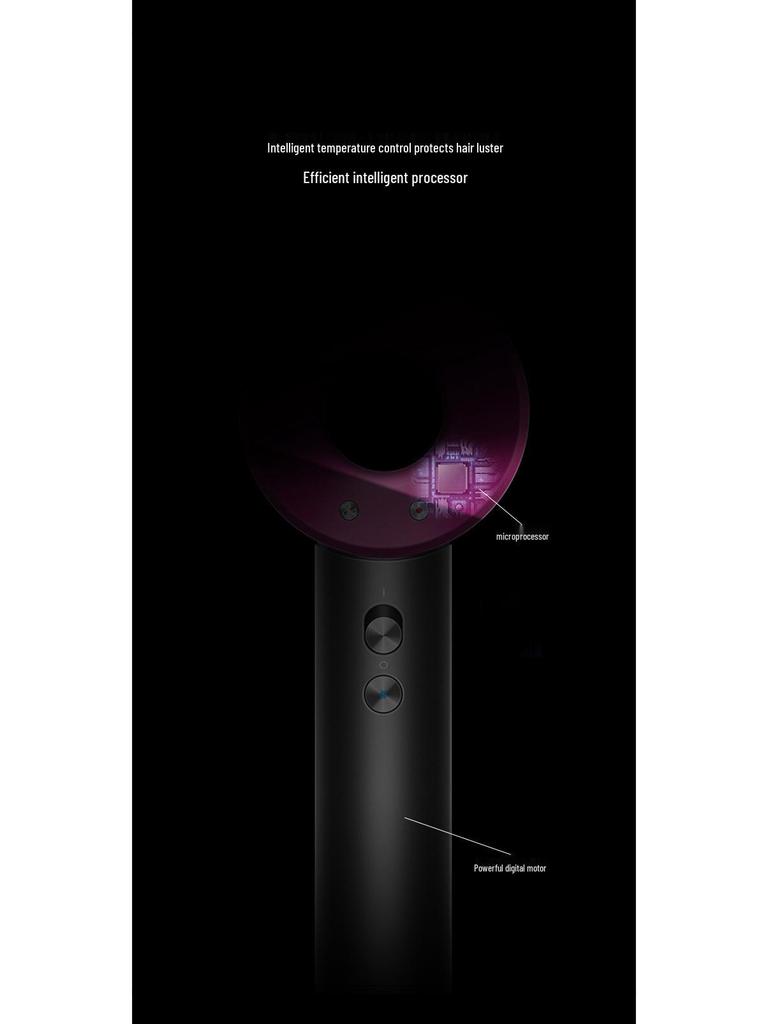 High-Speed Bladeless Hair Dryer with Negative Ion Technology for Salon and Hotel Use