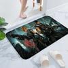 Bathroom Rug A-Gears of War Outdoor Entrance Doormat Hallway Entryway Foot Mat Bedroom Living Room Floor Carpet Anti Slip Home