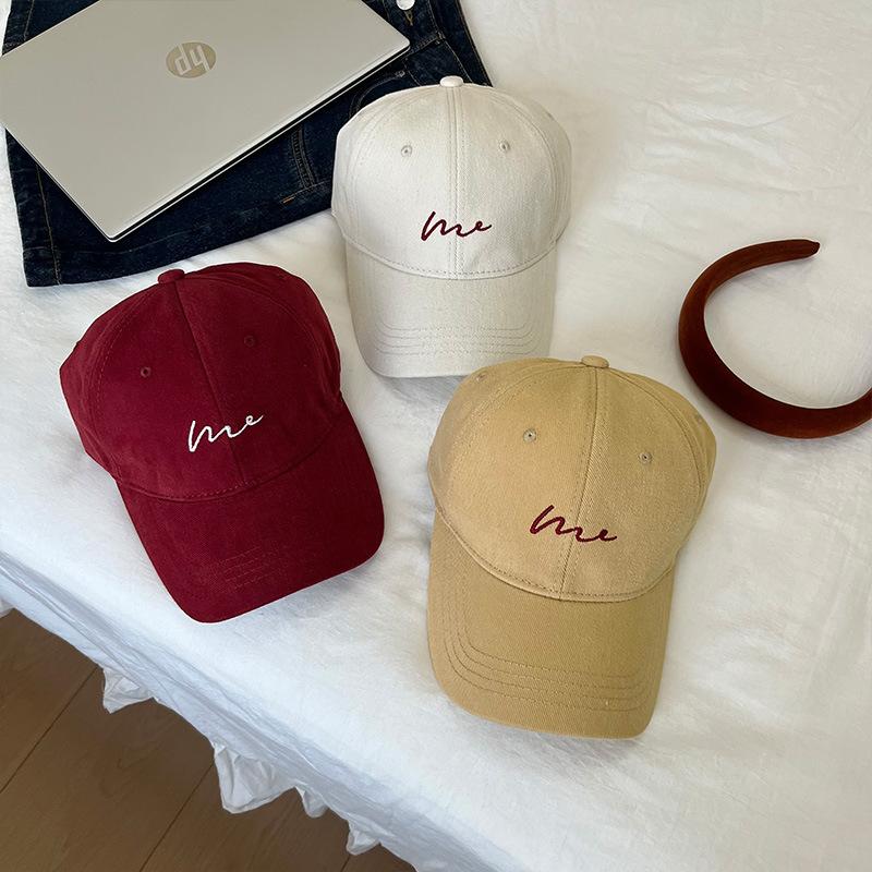 Hat Women's Sunshade Large Head Circumference Baseball Cap Men's Trendy Niche Styleclassyeasiest for Match Sports K-style Peaked