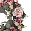 45cm Artificial Wreath Hanging Arrangements Floral Swag Photography Props for Farmhouse