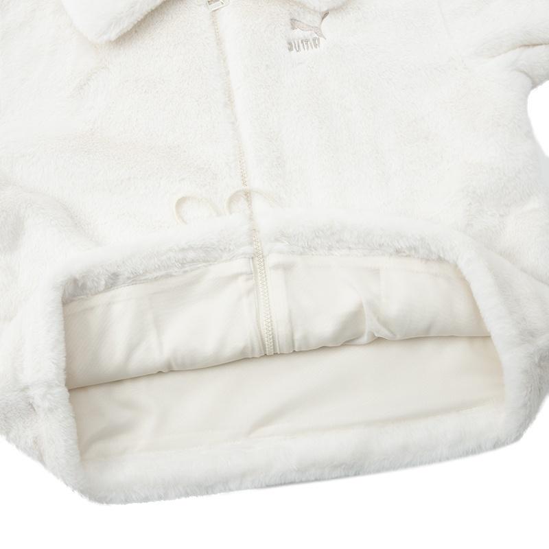 PUMA Jackets Women's White Lapel Thickened Other 537585-65