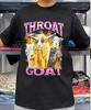 Throat Goat Funny Offensive Adult Humor Bootleg Y2K Graphic T-shirt Inappropriate Funny Gag Gift Gen Z Meme Tee Funny Meme Shirt