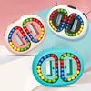 Rotating Magic Beans Cube Fingertip Fidgeted Toys Kids Adults Stress Relief Spin Bead Puzzles Children Education Intelligence