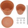 Double Wall Candle Holder Can Hold 4-6 Candles | Candle Lamp for Dining Tables | Advanced Chinese Ceramic | Perfect