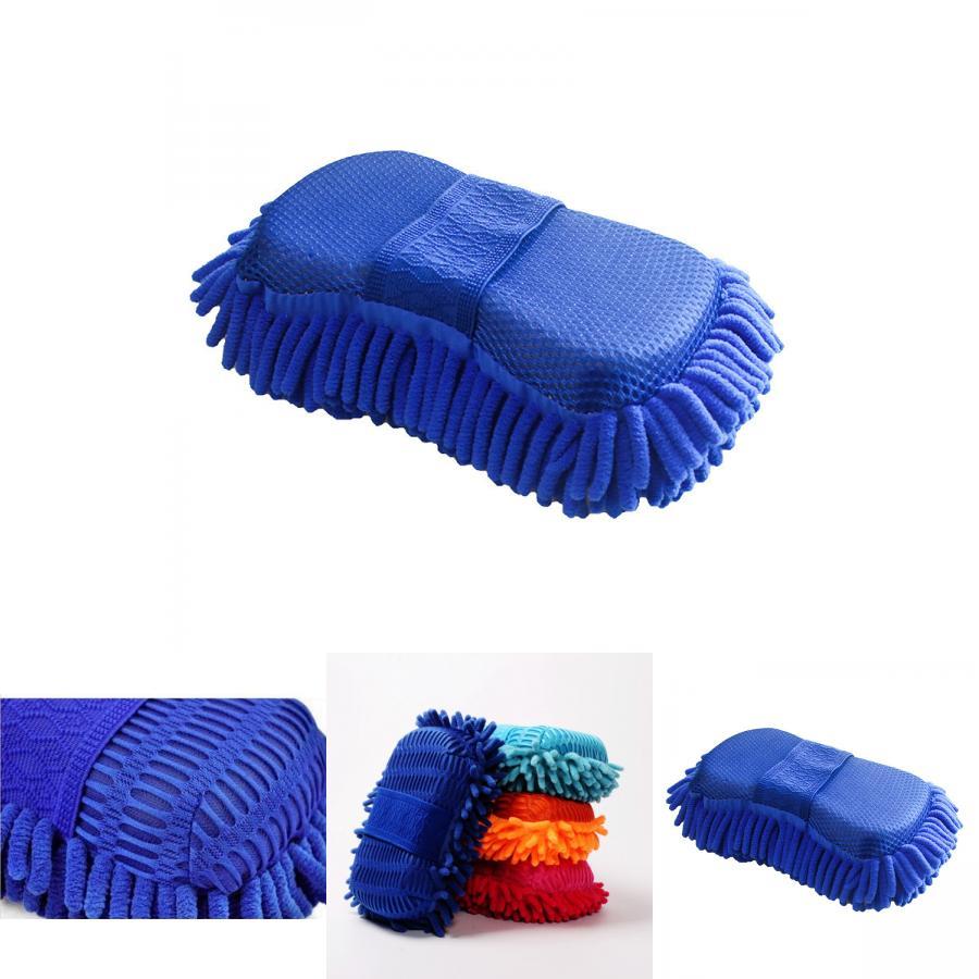 Premium Ultra Soft Microfiber Chenille Car Wash Sponge For Effortless Cleaning And Waxing