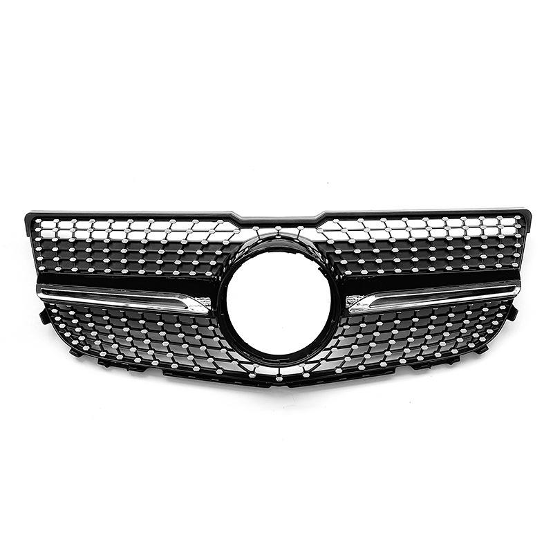 Front Bumper Grille Grills For Mercedes-Benz GLK Class X204 GLK260 GLK300 GLK350 2013 2014 2015 Facelift ABS Racing Grill