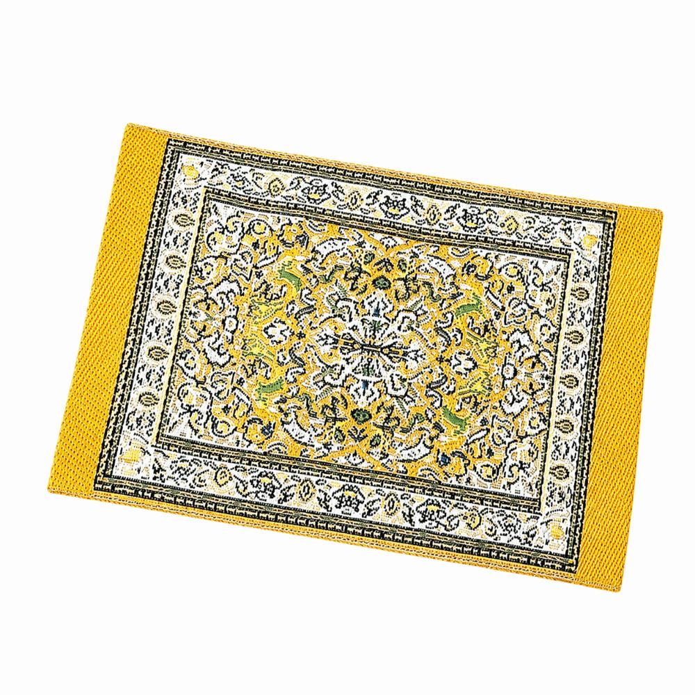 Floral Pattern Doll Dollhouse Rug Multicolor Miniature Weaving Mat Mini Floor Coverings Dollhouse