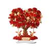 Elegant 2D Rose Flower Tree Acrylic Ornament Tabletop Art For Wedding Parties Centerpieces Decors Anniversary Gift