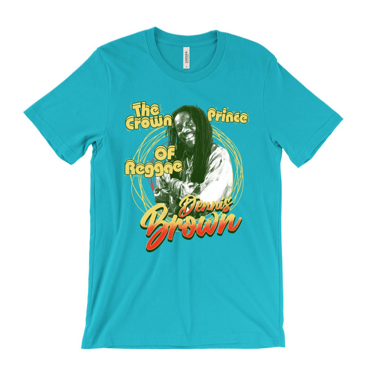 26 Dennis Brown T-Shirt - The Crown Prince Of Reggae - Dub Roots - Here I Come Jah Unisex T-Shirt M