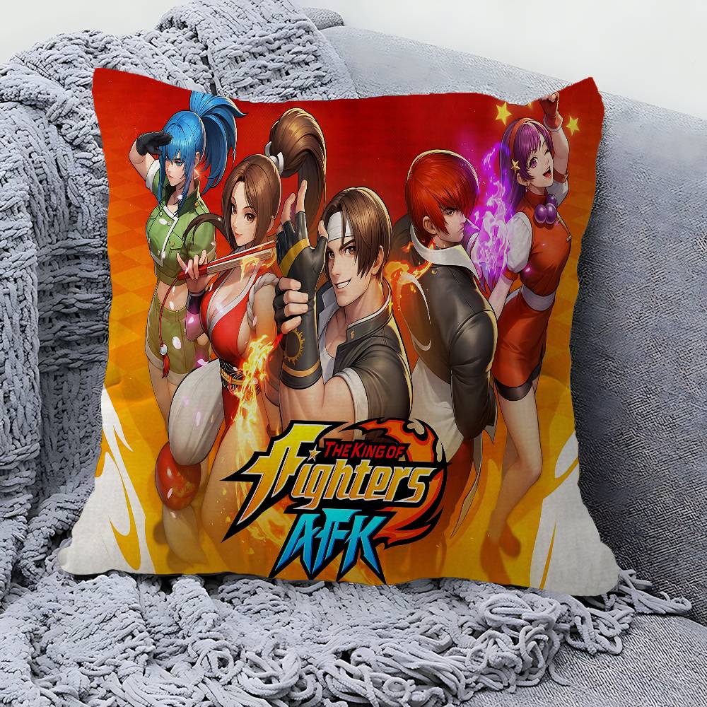 Fighting Game K-King of F-Fights Personalized Pillow Cover Kids Bedroom Wild Party Decor Pillowcase kid Birthday shower Gift