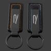 2025 Porte-clés de voiture chauds en fibre de carbone Porte-clés pour logo Volkswagen Rline Accessoires Porte-clés en métal