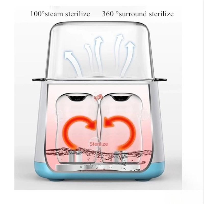 Portable Baby Bottle Warmer Breastmilk Formula LCD Smart Fast Baby Milk Warmer Accurate Temperature Control Milk Warming Device