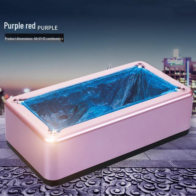 Smart Step-On Automatic Disposable Shoe Cover Machine for Home Entrance