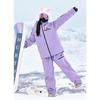 Women's Influencer Style Ski Suit: Padded Jacket with Hood