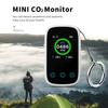 Home and Outdoor Portable LCD Digital Carbon Dioxide Detector Mini 3 in 1 Air Quality Tester Multifunction CO2 Gas Thermometer Hygrometer Touch Sensor