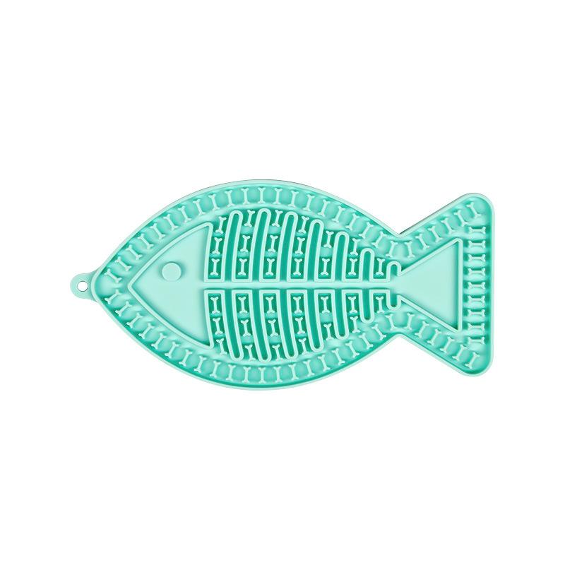 Non-Slip Dog Slow Feeding Mat Dog Lick Mat Dog Bathing Distraction Silicone Dog Sucker Food Training Dog Feeder Supplies
