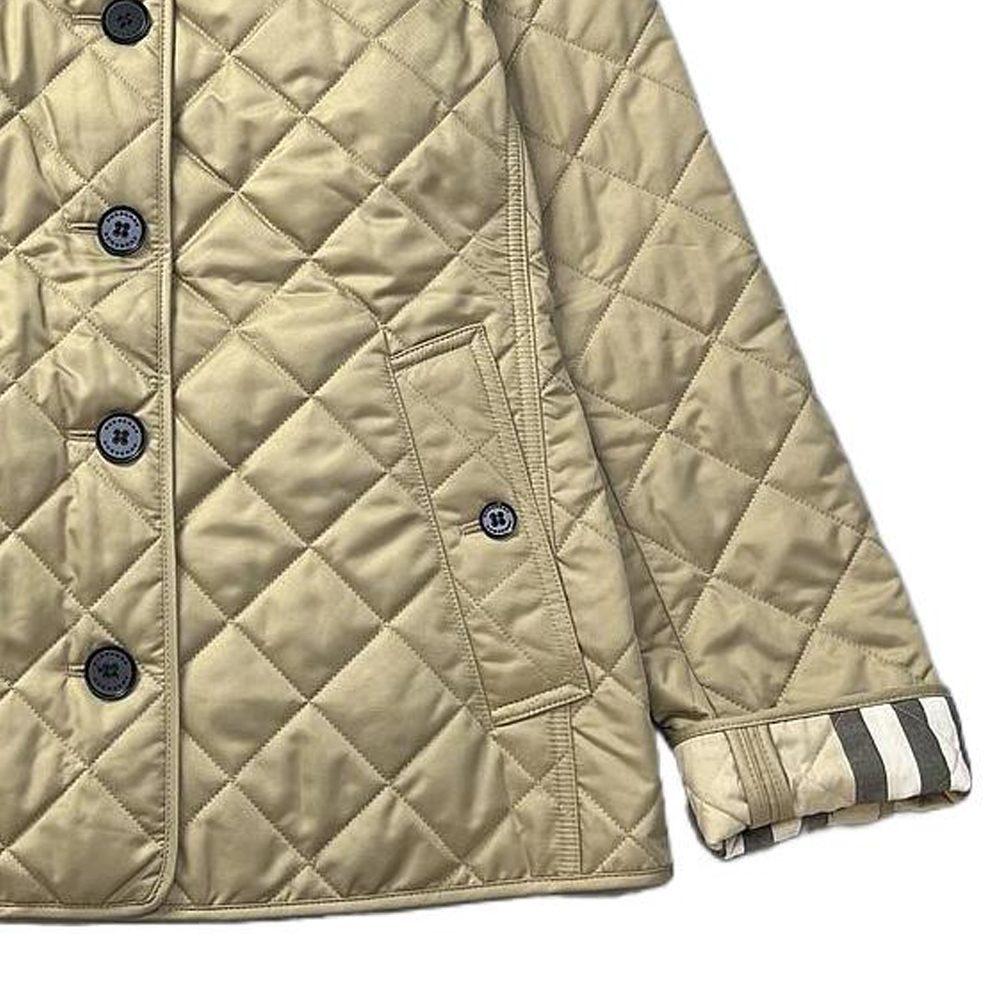 Burberry Puffer Jacket Women's Khaki 80530461