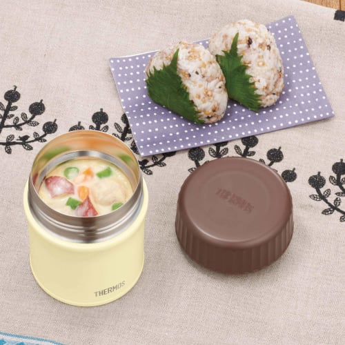 THERMOS Thermal Lunch Jar White 380ml Vacuum Insulated Soup Jar JBU-380 WH