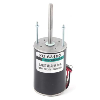 150W großer Hochleistungs-Gleichstrommotor mit Bürsten CWCCW für DIY-Generator (24 V, 5500 U/min)