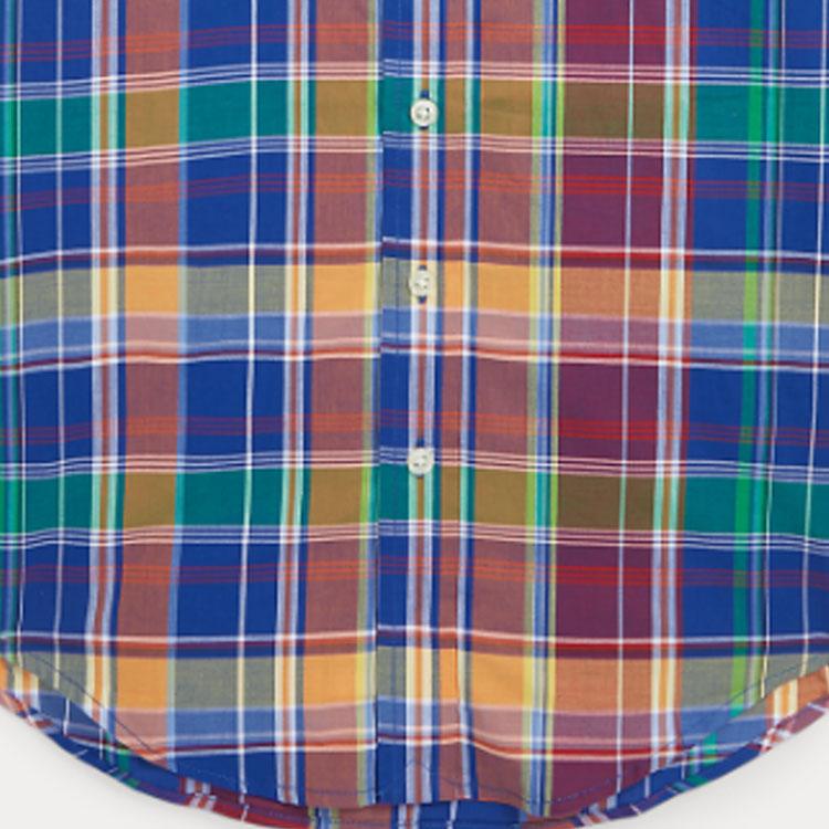 Polo Ralph Lauren SS24 Plaid Pony Print Pointed Collar Casual Long Sleeve Shirt Kids Shirts Multicolor CWPOWOVY6820458-999