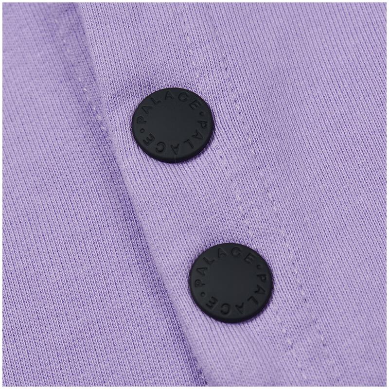 Palace FW22 Double Popper P Hood Custom Sweatshirt Unisex Tops Purple P21CS248