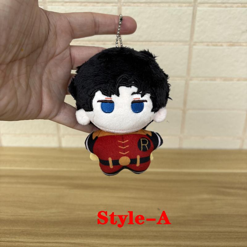 10cm Red Hood Jason Todd Anime Plush Keychain Cute Cartoon Doll Pendant Decor About 10cm