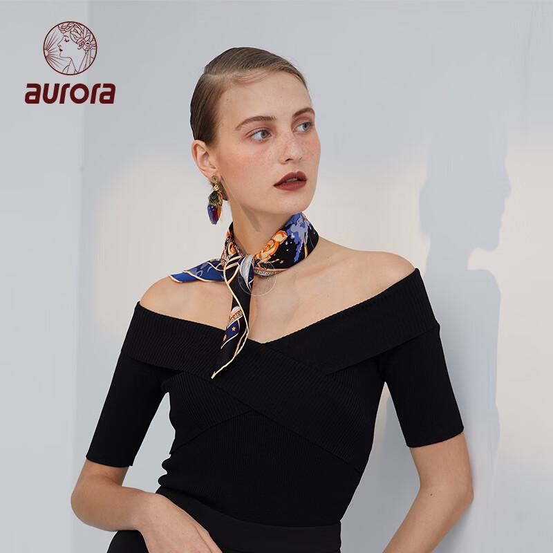 Aurora Silk Scarf Art Umbrella Combo