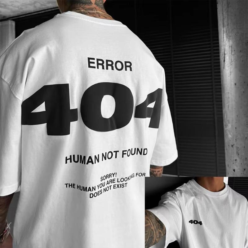 

Cotton T Shirt Tee Summer Americanstyle Y2K Summer Mens Digital Letter Printed Round Short Sleeved Cotton Casual Highquality 4XL